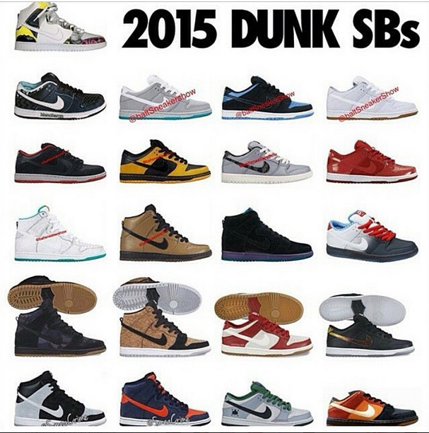 nike sb dunks releases 2015